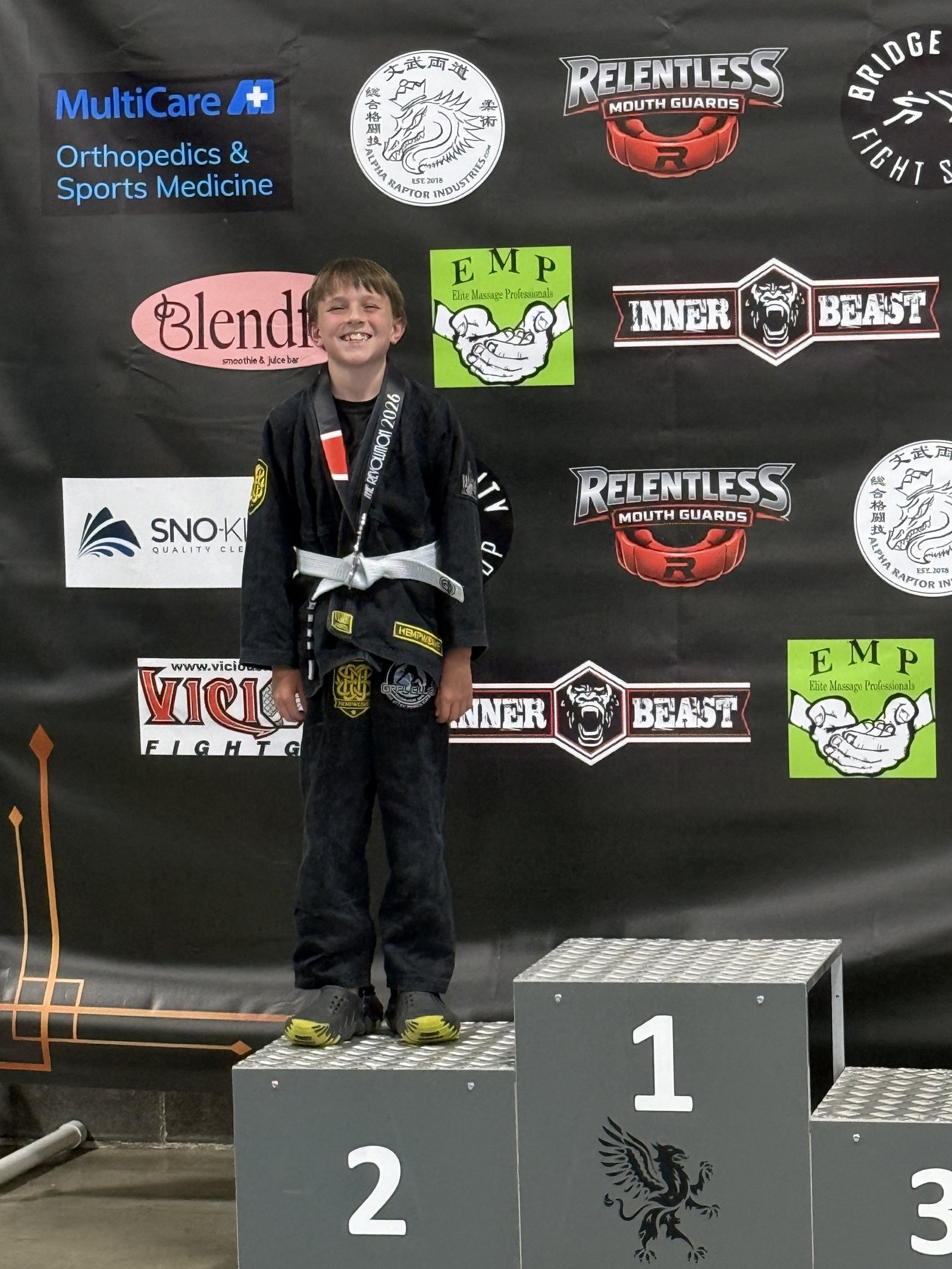 Young HempWeave athlete, 2nd place at The Revolution 58