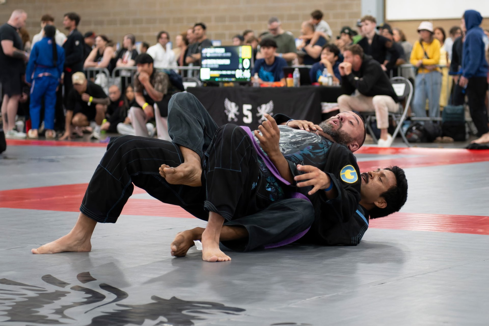 HempWeave athlete in live competition action